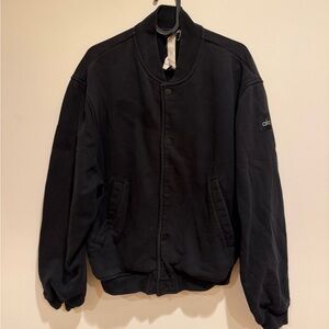 ALO Yoga Classic Black Bomber Jacket